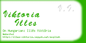 viktoria illes business card