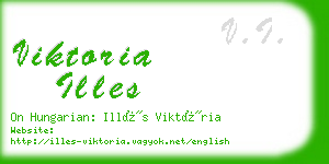 viktoria illes business card